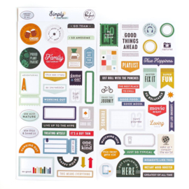 Simply The Best Cardstock Stickers