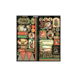 Christmas Time Cardstock Stickers