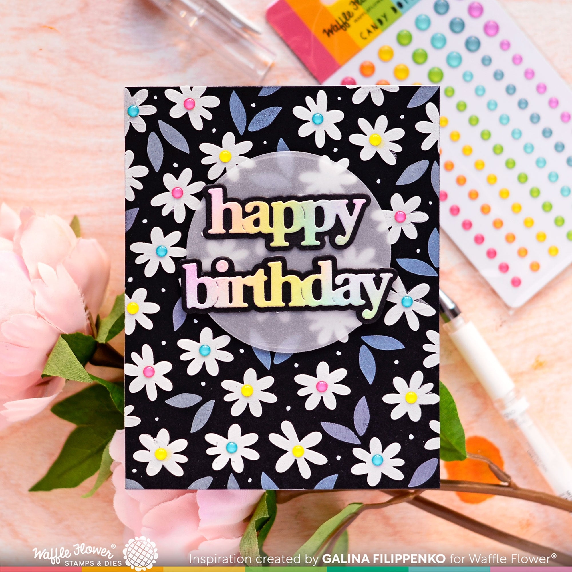 Print & Script Happy Birthday