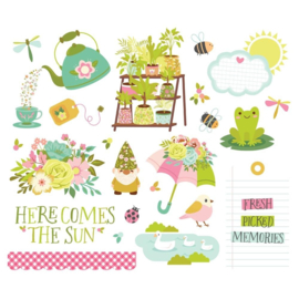 Tea Garden Bits & Pieces Die-Cuts Big