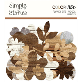 Color Vibe Cardstock Flowers Bits & Pieces Woods