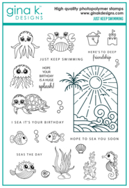 Just Keep Swimming Stamps