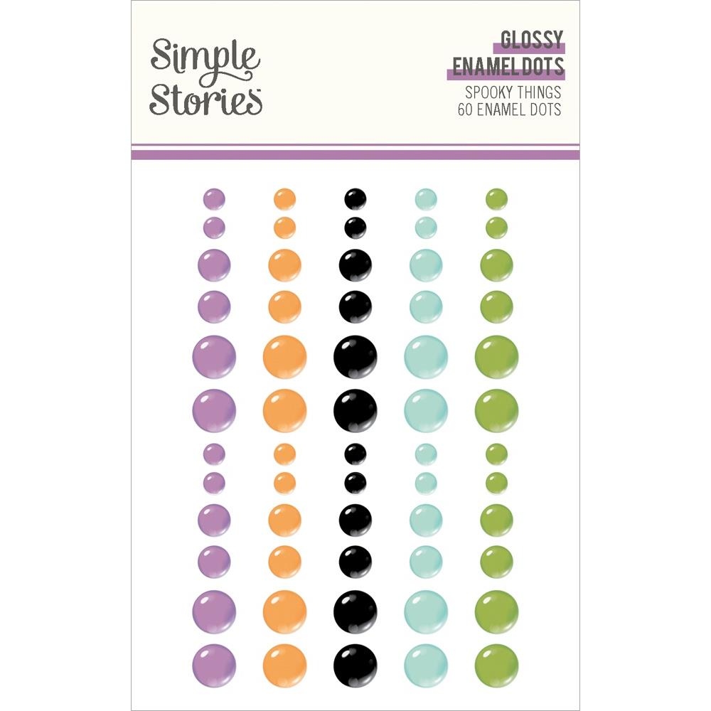 Spooky Things Glossy Enamel Dots