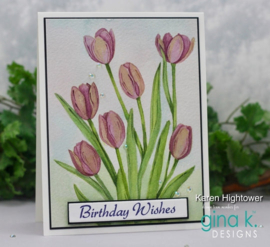 Tranquil Tulips Stamps