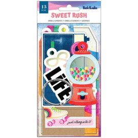 Sweet Rush Tag Mini Journal Die-Cut Tags W/Ring