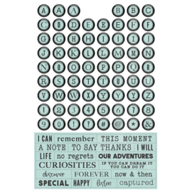 Color Palette Letters & Labels