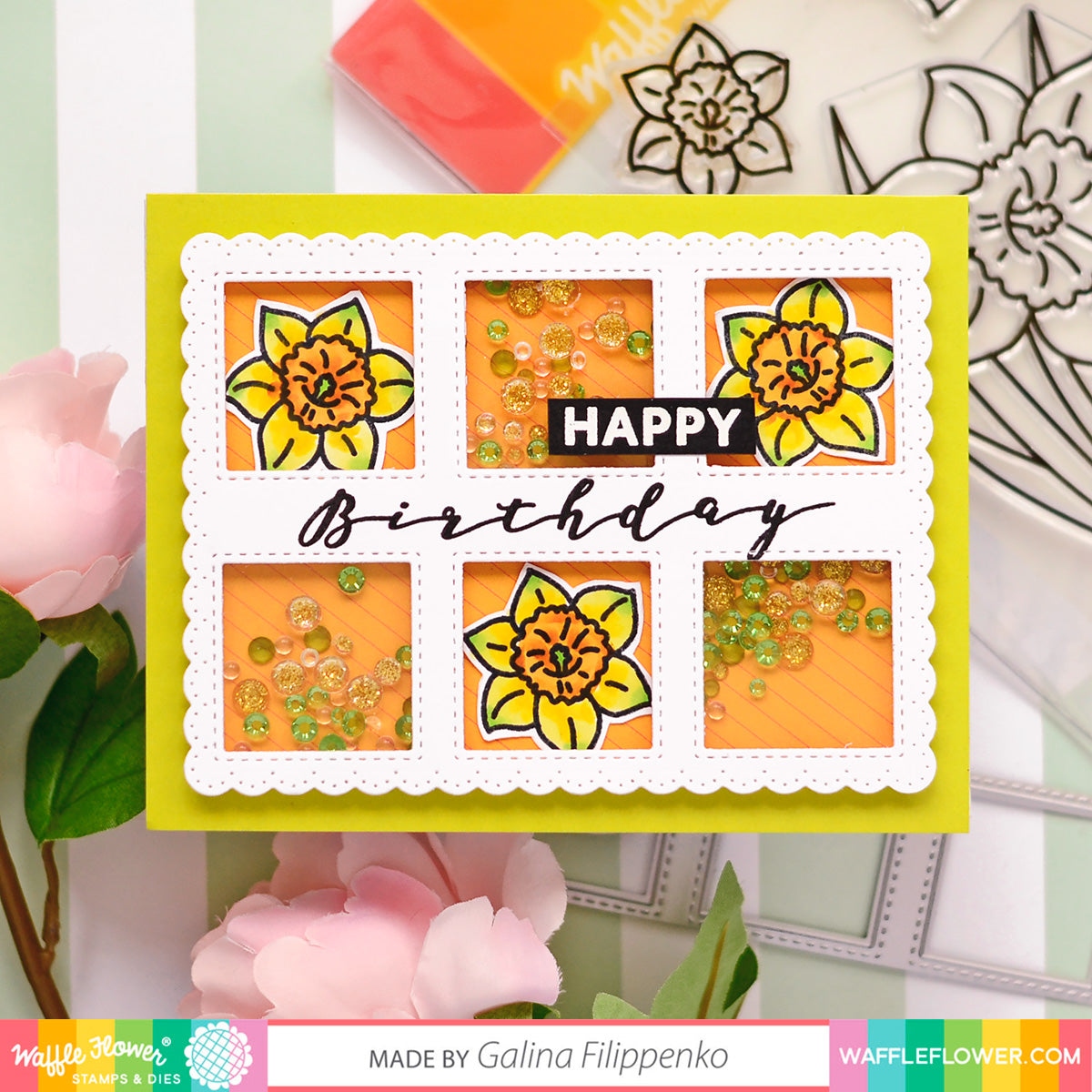 Sketched Daffodil Stamp Set