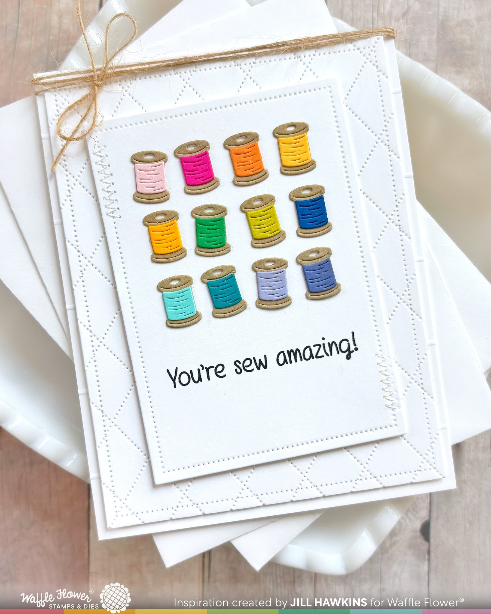Postage Collage Sew Fun Stamp Set