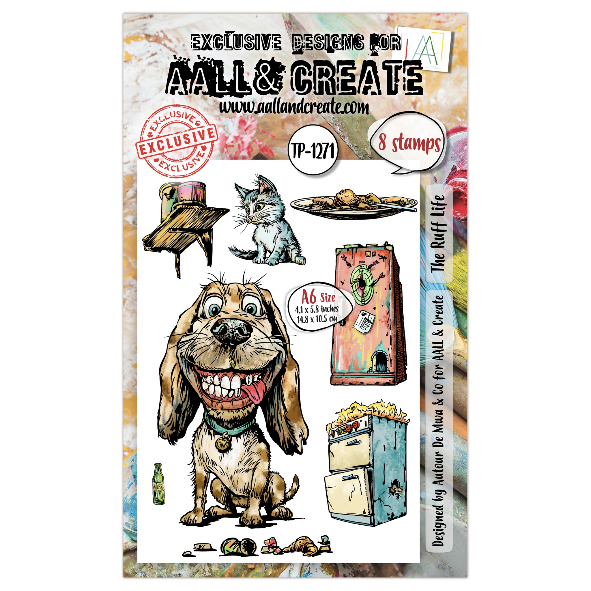 #1271 The Ruff Life A6 Stamp Set