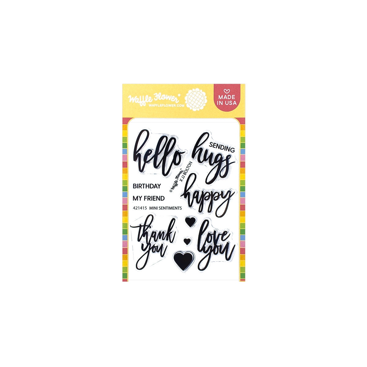 Mini Sentiments Stamp Set