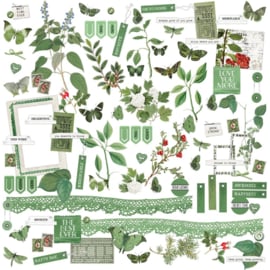 Color Swatch: Willow Mini Laser Cut Outs Elements