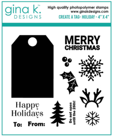 Holiday MINI Create a Tag Stamps