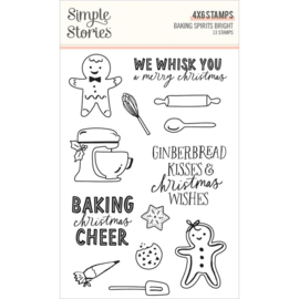 Baking Spirits Bright Photopolymer Clear Stamps