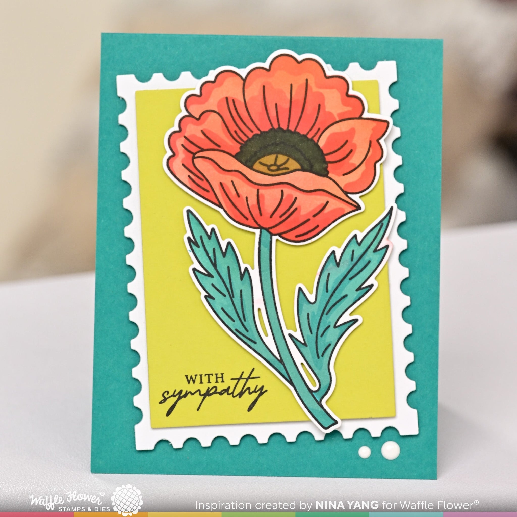 Sketched Poppy Stamp Set