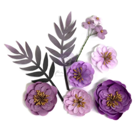Bewitched Enchanted Voilet Paper Flowers