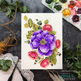 Happy Flowers Stamps