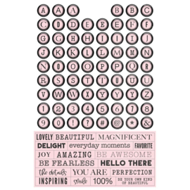 Color Palette Letters & Labels