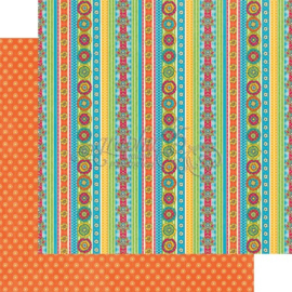 Bohemian Bazaar Paper Pad  12x12 Inch