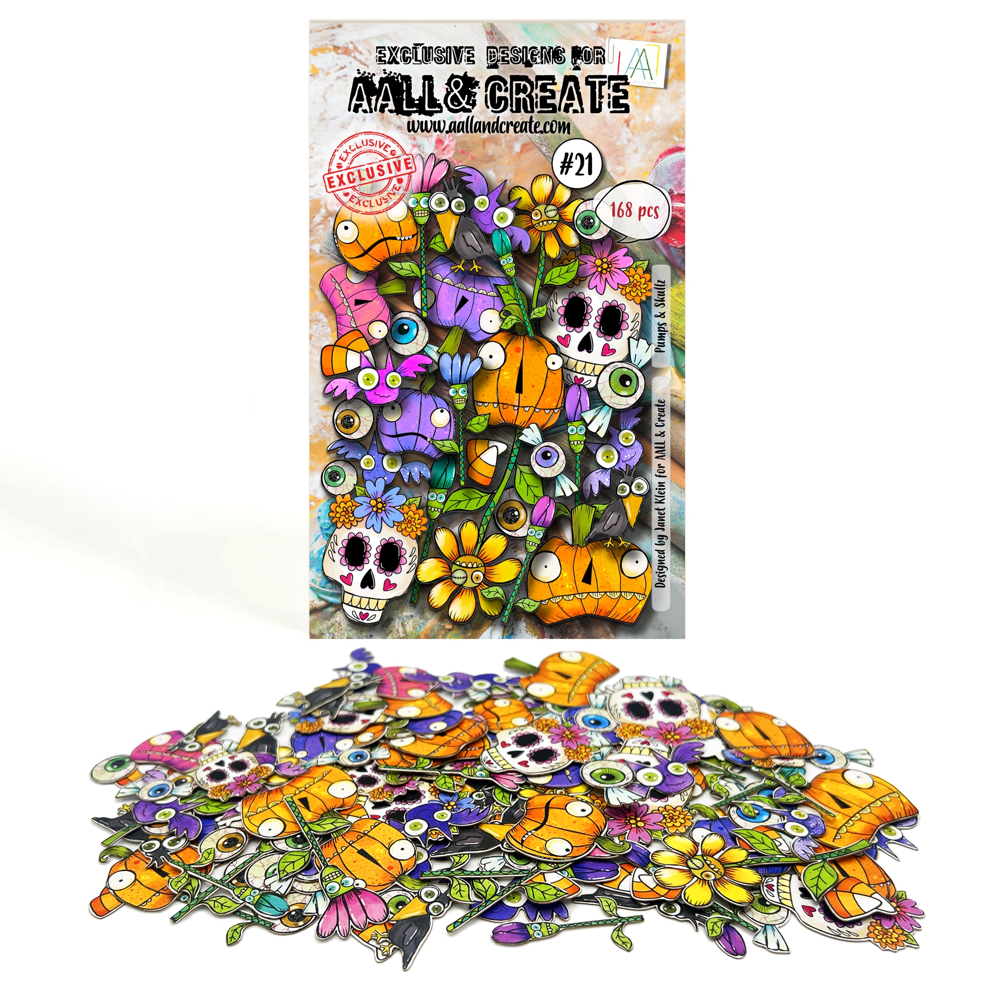 #021 Pumps & Skullz Ephemera Die Cuts