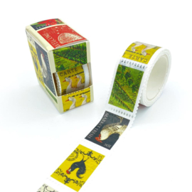 Vintage Artistry Countryside Postage Washi Tape Roll