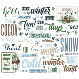 Fresh Snow Bits & Pieces Sentiment