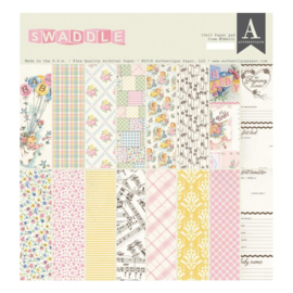 Swaddle Girl  Cardstock Pad 12"X12"