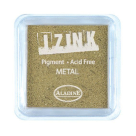 Inkpad Izink Pigment Pigment Metal Gold Small
