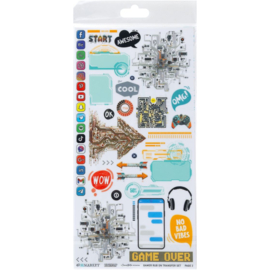 Level Up; Gamer Rub-On Transfer Set 6"X12"