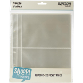 Pocket Pages For 6"X8" Flipbooks