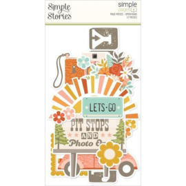 Open Road Simple Page Pieces Die Cuts