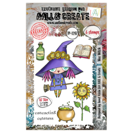 #1297  A7 Stamp Set Wee Witch