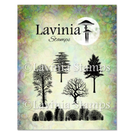 LAV219 Tree Scene Stamp