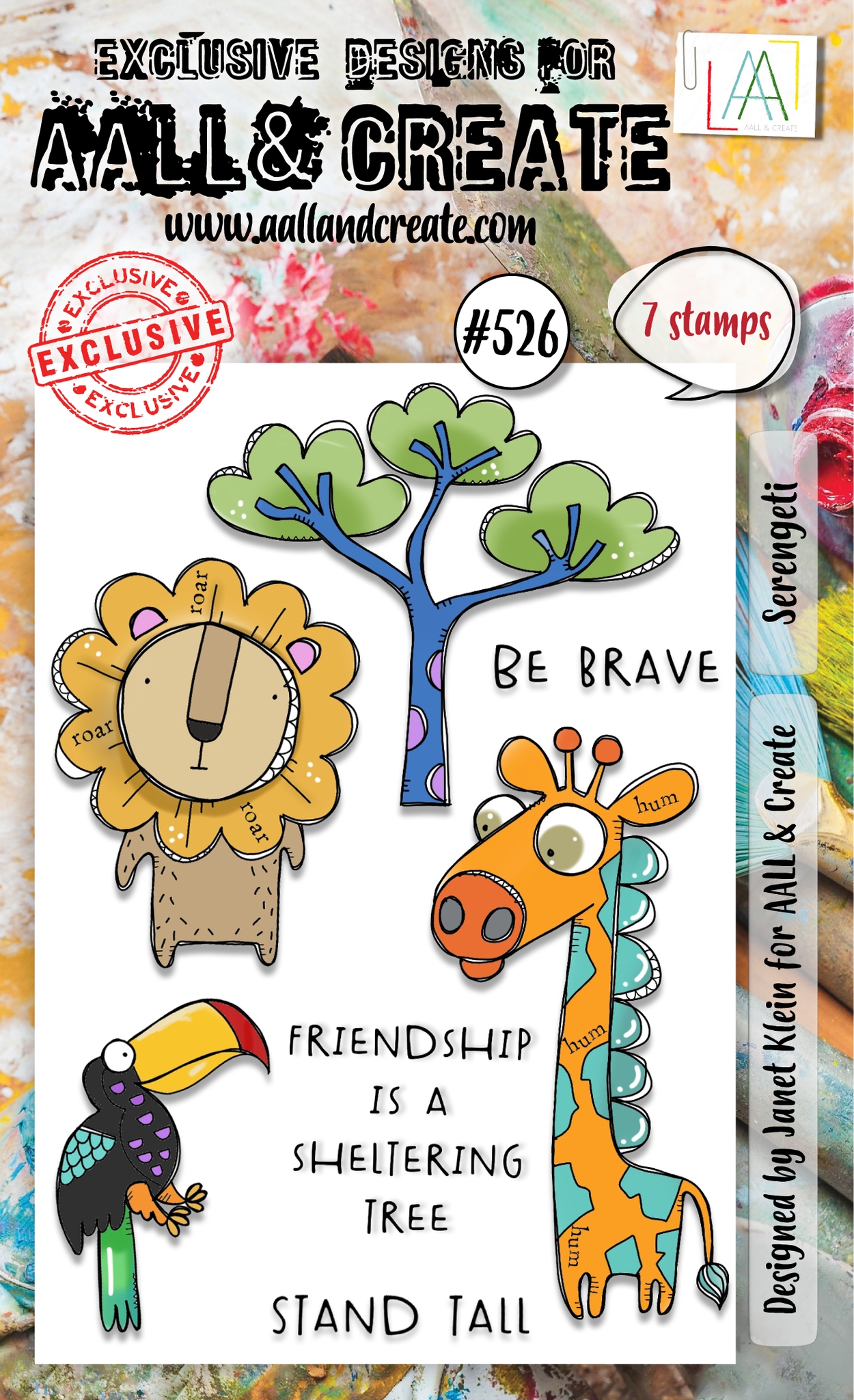 #0526 Serengeti A6 Clear Stamp Set