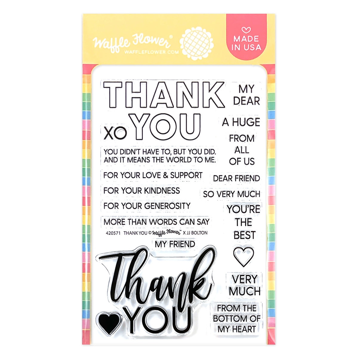 Thank You Duo Stamp Set