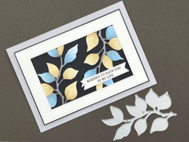 Serene Branches 3D Embossing Folder, Die and Stencil
