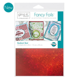 Radiant Red Fancy Foils 6" x 8"