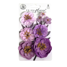 Bewitched Enchanted Voilet Paper Flowers