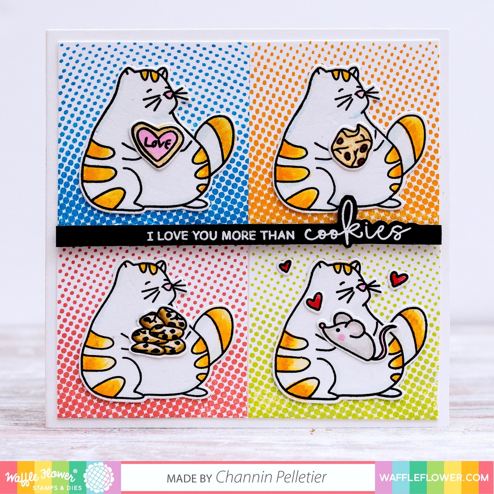 Halftone Background Stamp Set