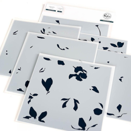 Magnolia Pattern Layering  Stencils 6"X6"