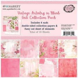Vintage Artistry Blush Collection Pack 6"X6"