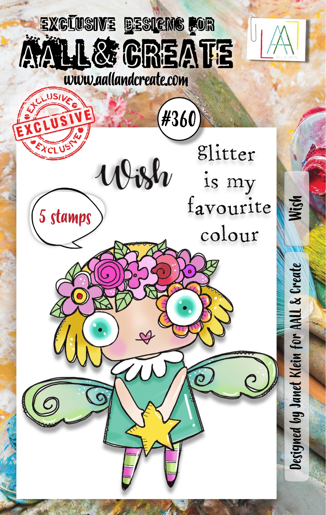 #0360 Wish A7 Clear Stamp Set