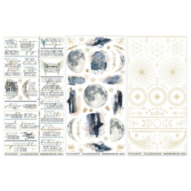 Starlight Dreams Rub-On Transfer Set 6"X12"