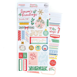Happy Holidays Cardstock Stickers