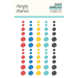 Say Cheese Epic Enamel Dots Glossy