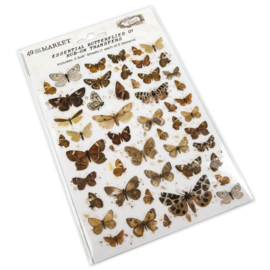Essential Butterflies 01 Rub-Ons 6"X8"