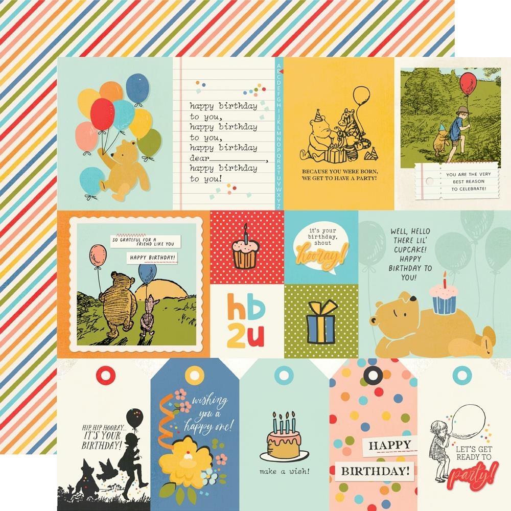 Say Cheese Classic Pooh Birthday Elements 1