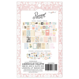 Parasol Paper Pieces & Washi Stickers Paperie Pack