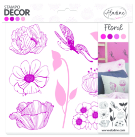 Decor Foam Stamps Floral
