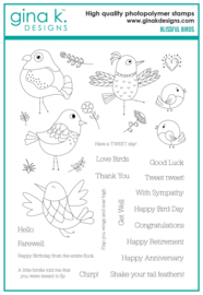 Blissful Birds Stamps