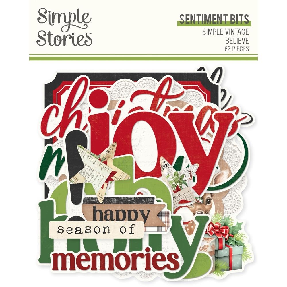 Believe Bits & Pieces Die-Cuts Sentiment
